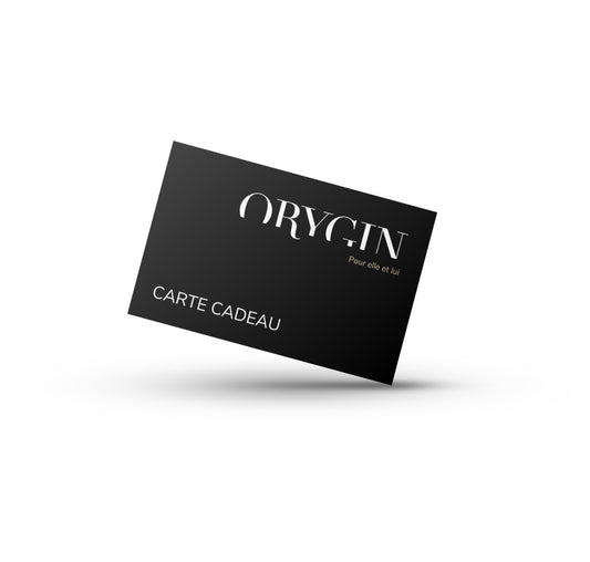 Carte Cadeau Orygin